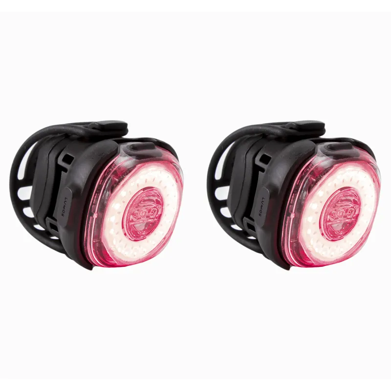 Pack de deux feux vélo Firefly - Visibilite avant et arriere renforcee - LUMOS