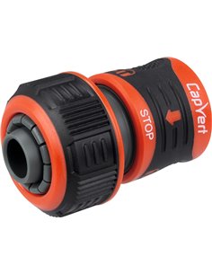 Raccord d'arrosage stop bimatière d15mm - CAPVERT - Cap Vert - 3600078860260