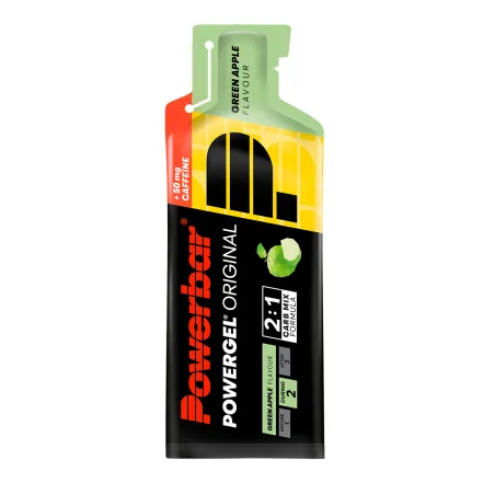 Gel energetique cyclisme pomme verte cafeine - Coup de boost rapide boite de 24 - POWERBAR