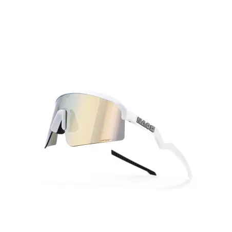 Lunettes de vélo Ziris photochromiques blanc mat - Adaptation automatique luminosité - NAOS