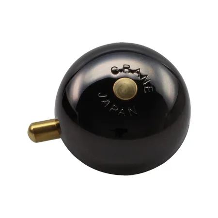 Mini sonnette vélo bande acier noire design Karen - Signal sonore élégant - CRANE