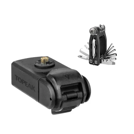 Boîte à outils compacte 16 fonctions - Fixation sur cadre de vélo - TOPEAK