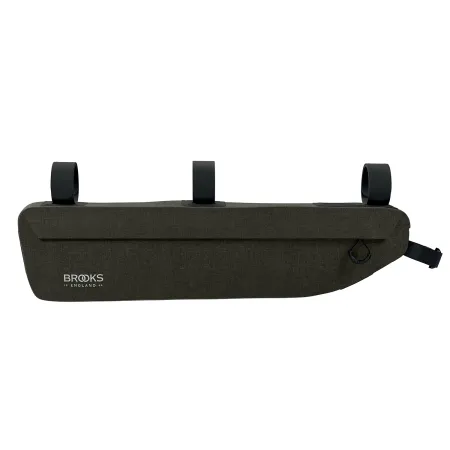 Sacoche vélo de cadre grand volume 3,5L verte - Rangement bikepacking pratique - BROOKS