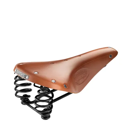 Selle vélo en cuir naturel - Confort longue distance cycliste - BROOKS
