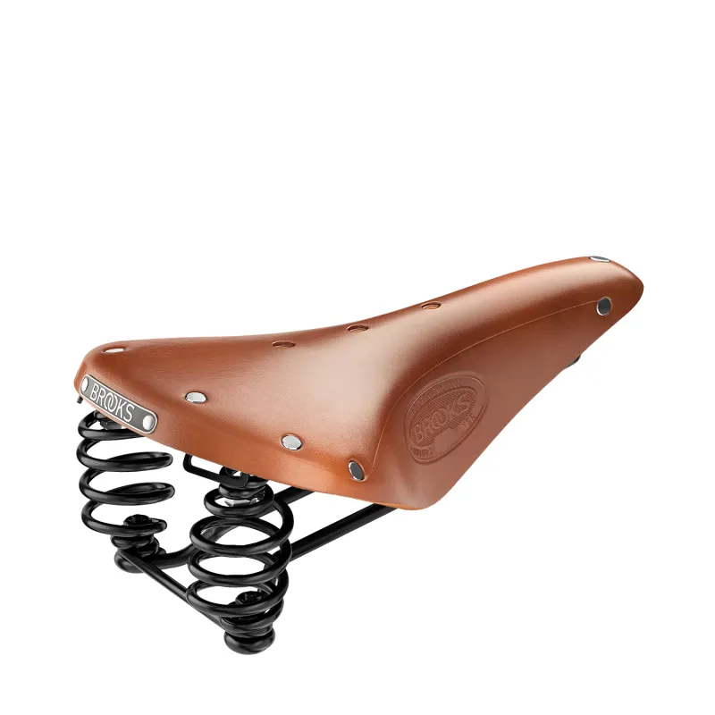 Selle vélo en cuir naturel - Confort longue distance cycliste - BROOKS