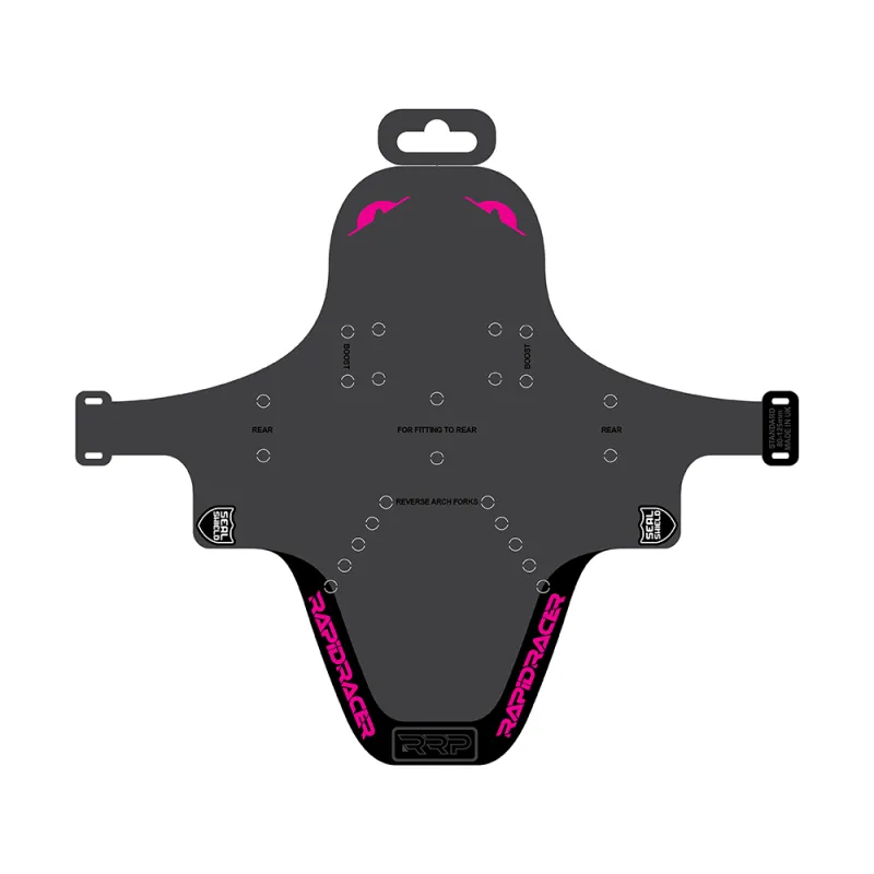 Protection de cadre vélo enduro magenta standard - Anti-eclats renforce VTT descente - RRP