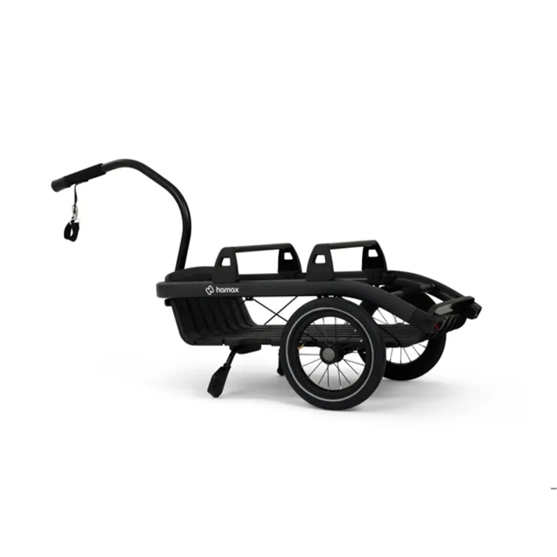 Kit fixation porte-bagages velo x2 noir - Compatible siege enfant Venture - HAMAX