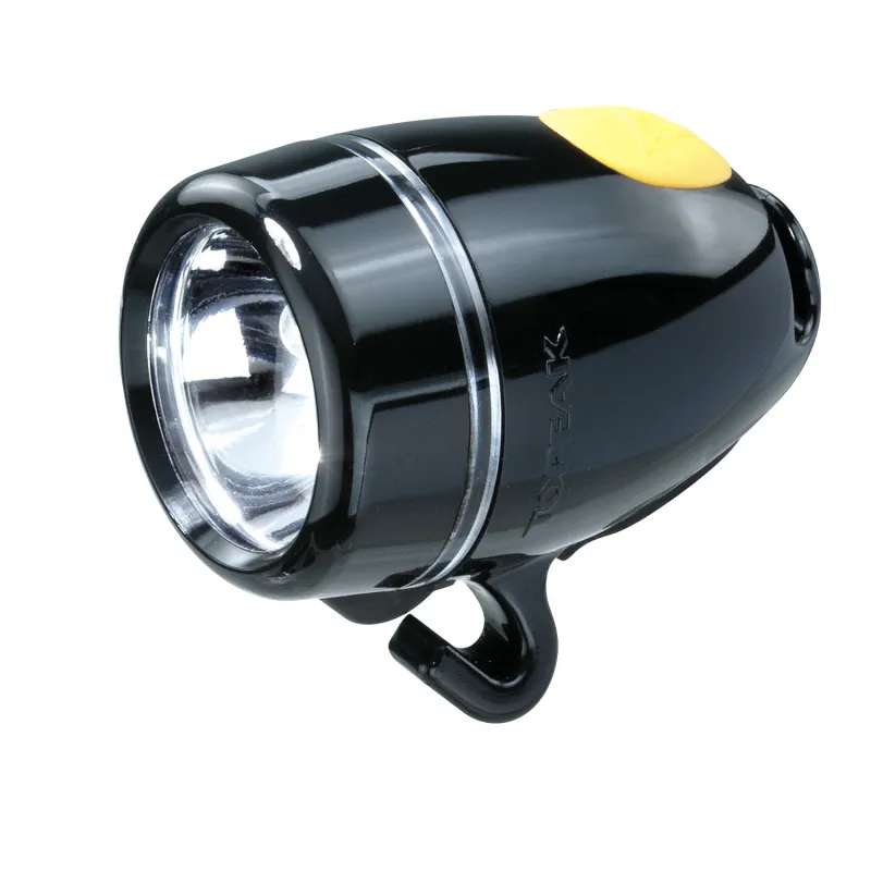 Feu avant vélo WhiteLite II noir - Visibilité sécurité renforcée - TOPEAK