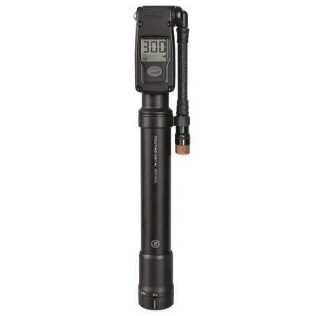 Pompe à pied VTT double étage digitale - Précision de gonflage assurée - TOPEAK