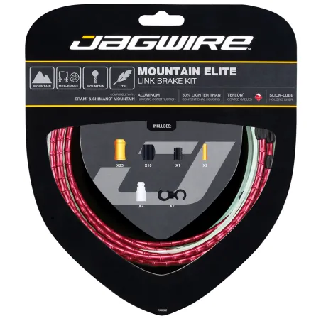 Kit de frein vélo VTT haut de gamme - Gaine articulée durable et précise - JAGWIRE