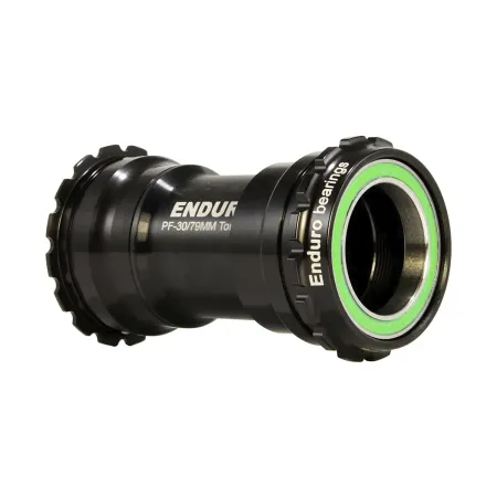 Boîtier de pédalier BBright vers DUB inox noir - Rotation fluide durable - ENDURO BEARINGS
