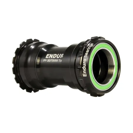 Boîtier de pédalier BBright vers DUB inox noir - Rotation fluide durable - ENDURO BEARINGS