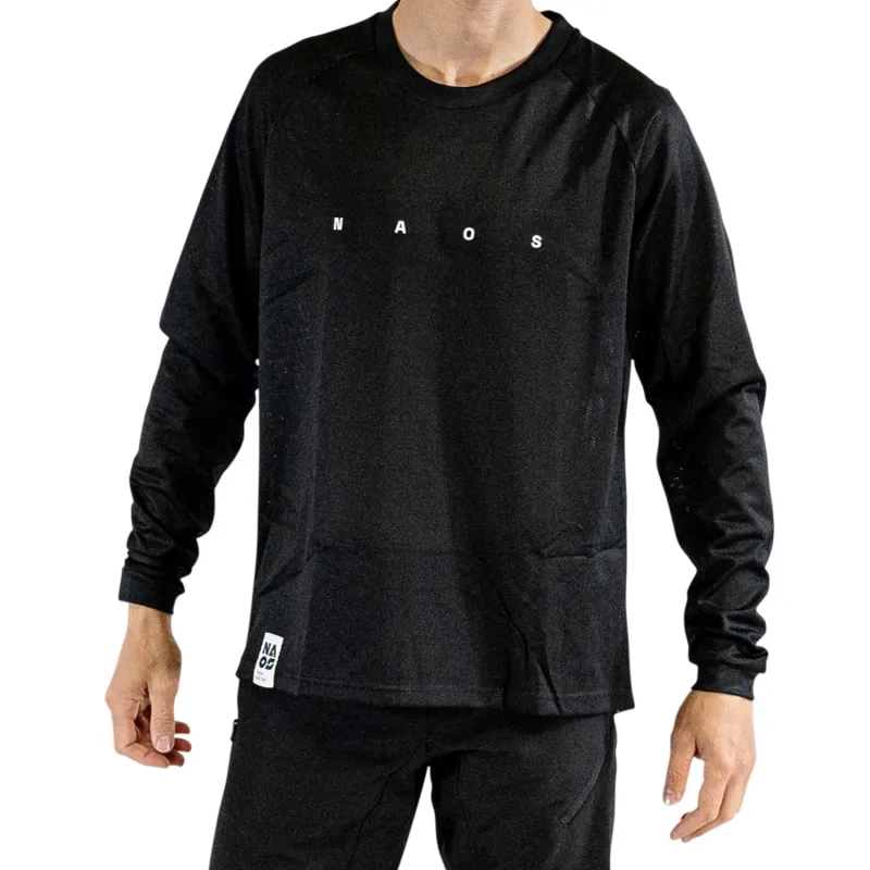 Maillot de vélo Naos noir minimaliste taille XL - Confort respirant cycliste - NAOS