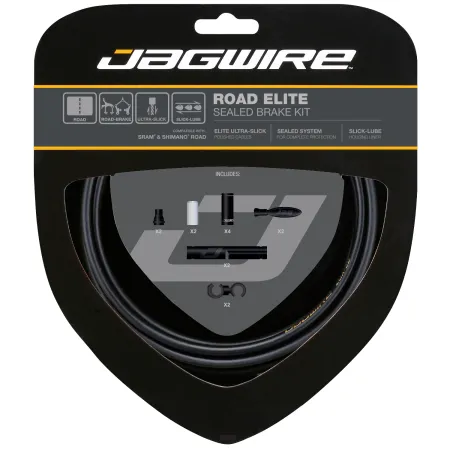 Kit câble et gaine de frein route étanche haut de gamme - Durabilité renforcée - JAGWIRE