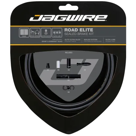 Kit câble et gaine de frein route étanche haut de gamme - Durabilité renforcée - JAGWIRE