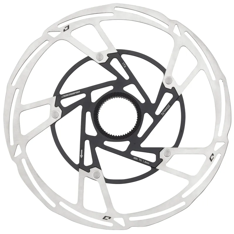 Disque de frein vélo 203mm Center Lock - Refroidissement optimisé - JAGWIRE