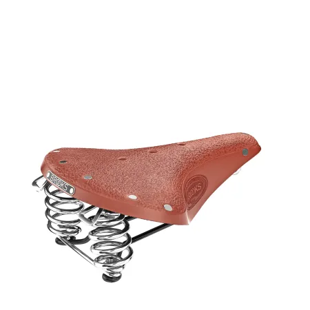 Selle vélo cuir courte miel - Confort route et randonnée - BROOKS