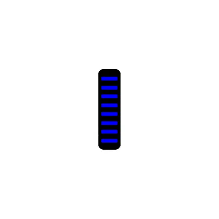 Sticker collier protection cadre arrière bleu - RRP