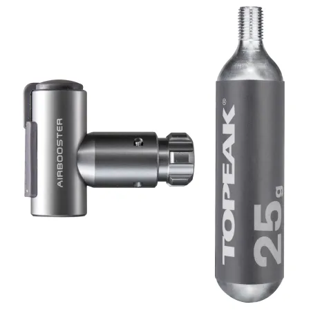 Cartouche CO2 gonflage vélo 25g - Réparation crevaison rapide - TOPEAK
