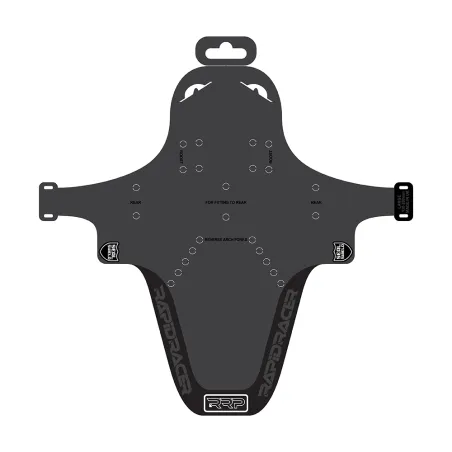 Protection de cadre vélo enduro noir grand format - Anti-eclats renforce VTT descente - RRP