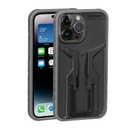 Étui vélo pour iPhone 14 Pro Max - Protection et fixation guidon sécurisée - TOPEAK