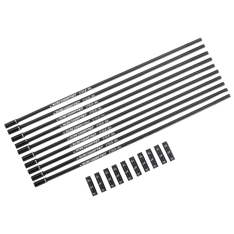 Gaine de dérailleur flexible 4mm - Lot de 10 sections 240mm - JAGWIRE