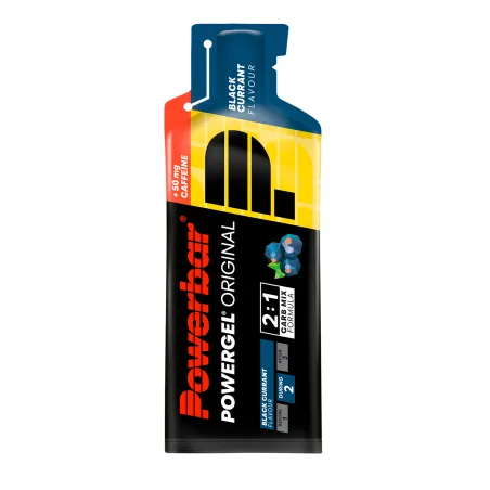 Gel energetique cyclisme cassis cafeine - Coup de boost rapide boite de 24 - POWERBAR