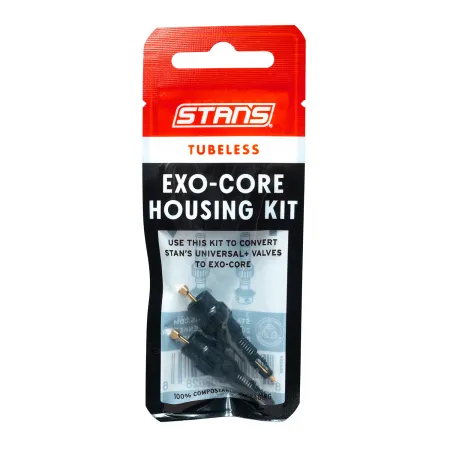 Kit boîtier de valve tubeless Exo-Core - Protection contre l'obstruction - STANS