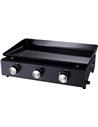 Plancha gaz 3 bruleurs refroidi 6kw - 59.5x36.5cm - FRIODIS - Equipe Ton camping-car - 3480853411029