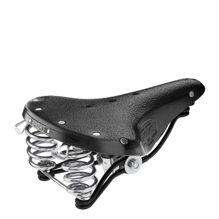 Selle vélo en cuir noir - Confort tout usage cycliste - BROOKS