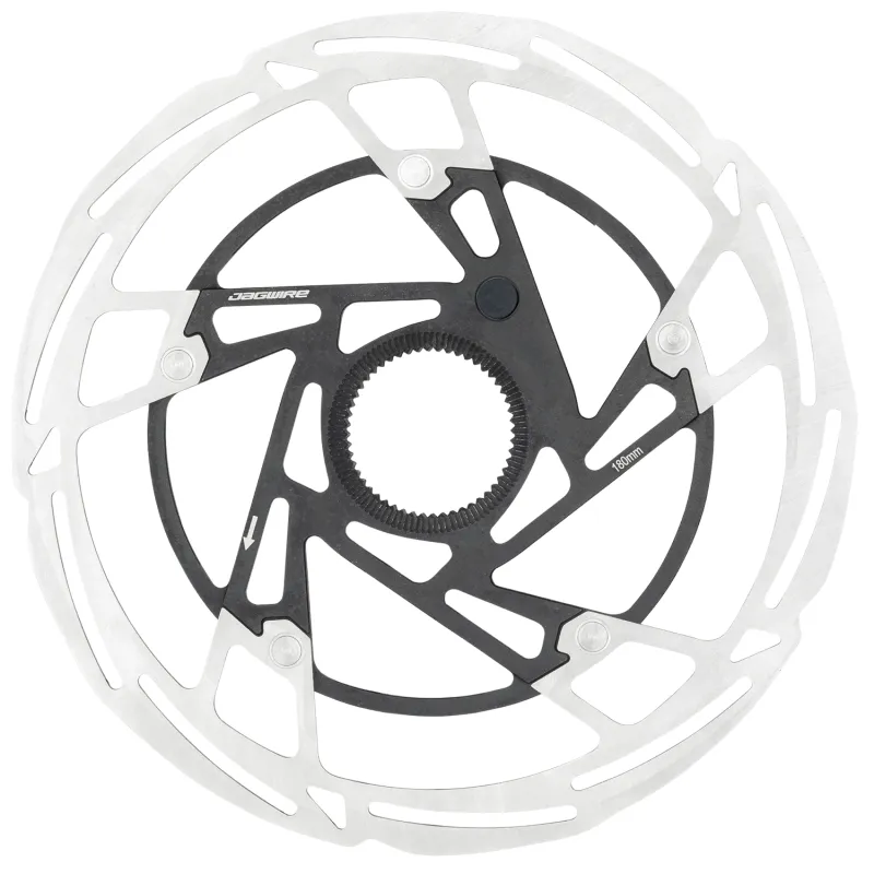 Disque de frein vélo 220mm Center Lock haut de gamme - Freinage puissant - JAGWIRE