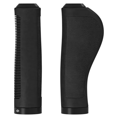 Poignées vélo caoutchouc ergonomiques noires - Confort de prise en main - BROOKS