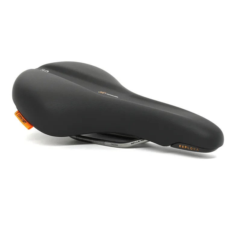 Selle vélo tout chemin confort noir - Position de conduite modérée - SELLE ROYAL