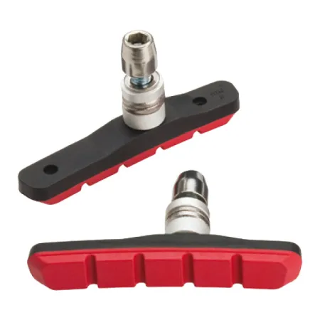 Patins de frein VTT rouge - Freinage sportif fiable - JAGWIRE