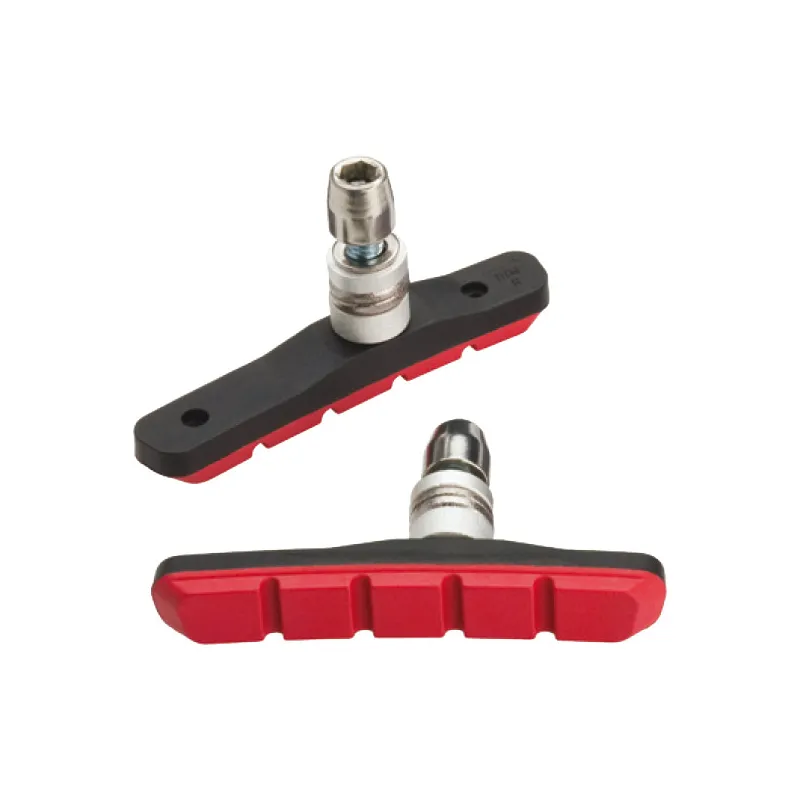 Patins de frein VTT rouge - Freinage sportif fiable - JAGWIRE
