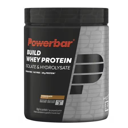 Proteine whey isolat chocolat pour cycliste - Recuperation musculaire apres l'effort - POWERBAR