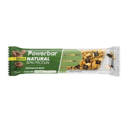 Barres proteinees vélo chocolat noisette - Recuperation musculaire boite de 18 - POWERBAR
