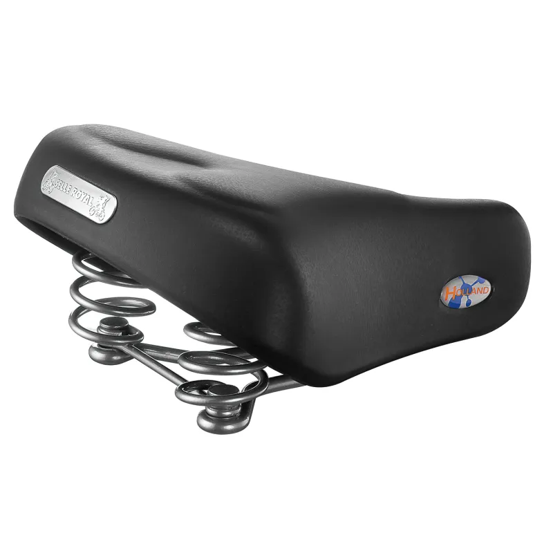 Selle vélo urbaine en gel noir - Confort position détendue - SELLE ROYAL