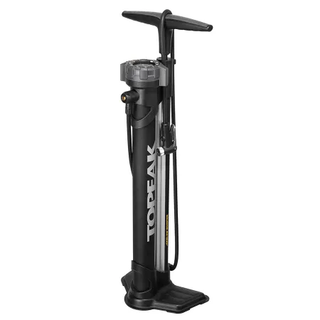 Pompe à pied vélo avec réservoir de pression - Gonflage tubeless facile - TOPEAK
