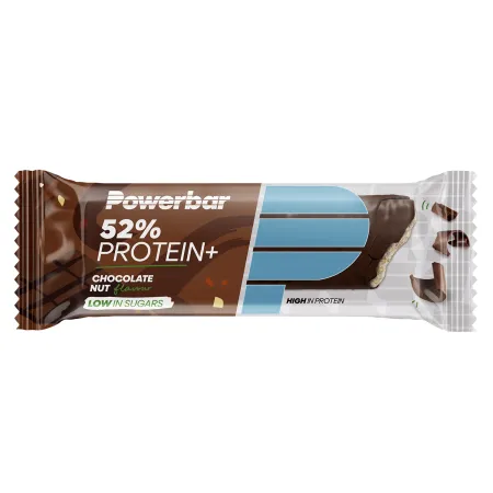 Barre riche en proteines vélo chocolat noisette - Recuperation musculaire boite de 20 - POWERBAR