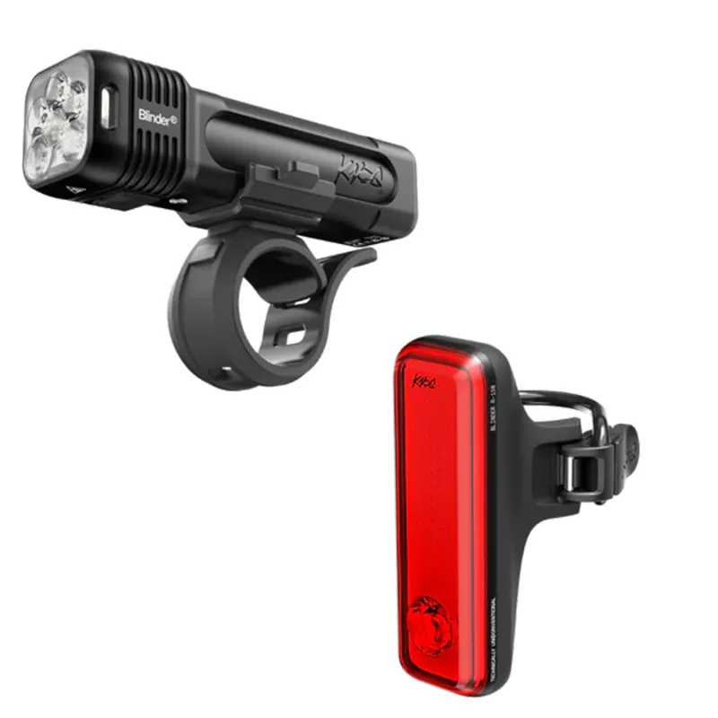 Feu arriere velo Blinder Pro 1400 - Visibilite securite rechargeable USB - KNOG
