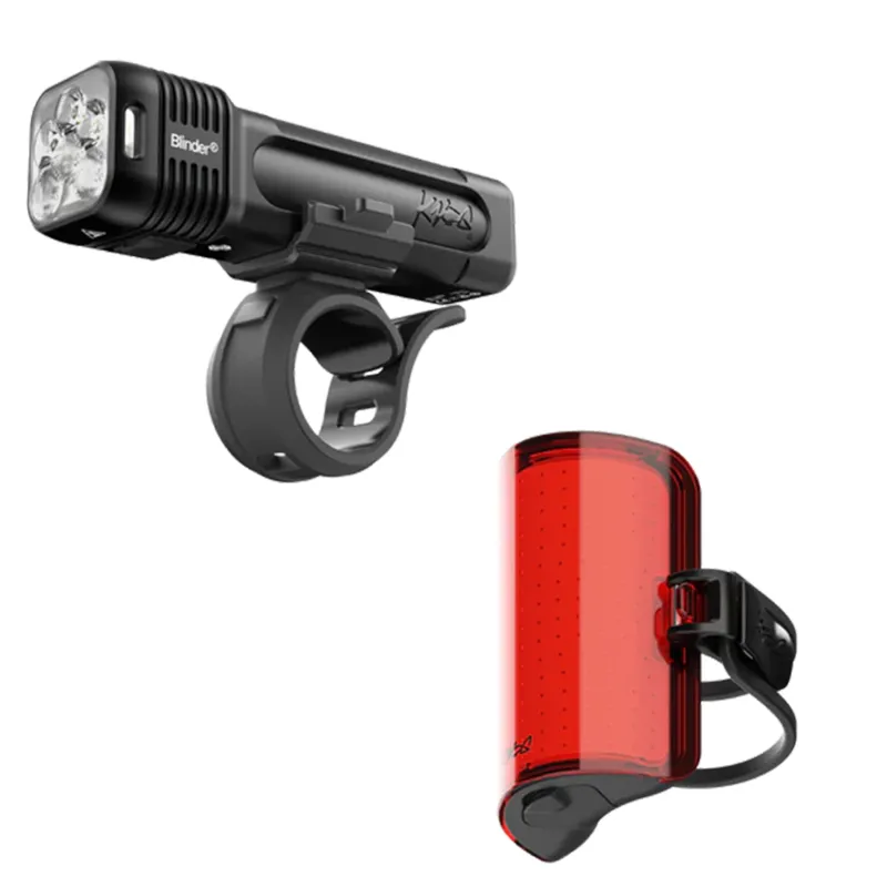 Feu arriere velo Blinder Pro 1400 reflechissant - Visibilite securite maximale - KNOG