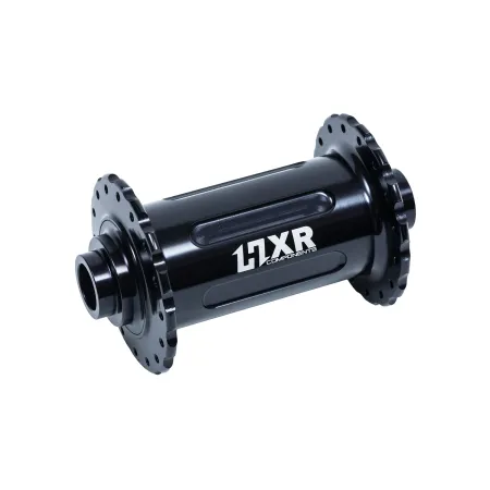 Moyeu avant VTT dirt 32H noir - Axe 20x110mm resistant aux chocs - HXR COMPONENTS