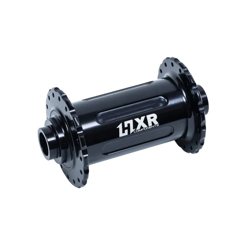 Moyeu avant VTT dirt 32H noir - Axe 20x110mm resistant aux chocs - HXR COMPONENTS
