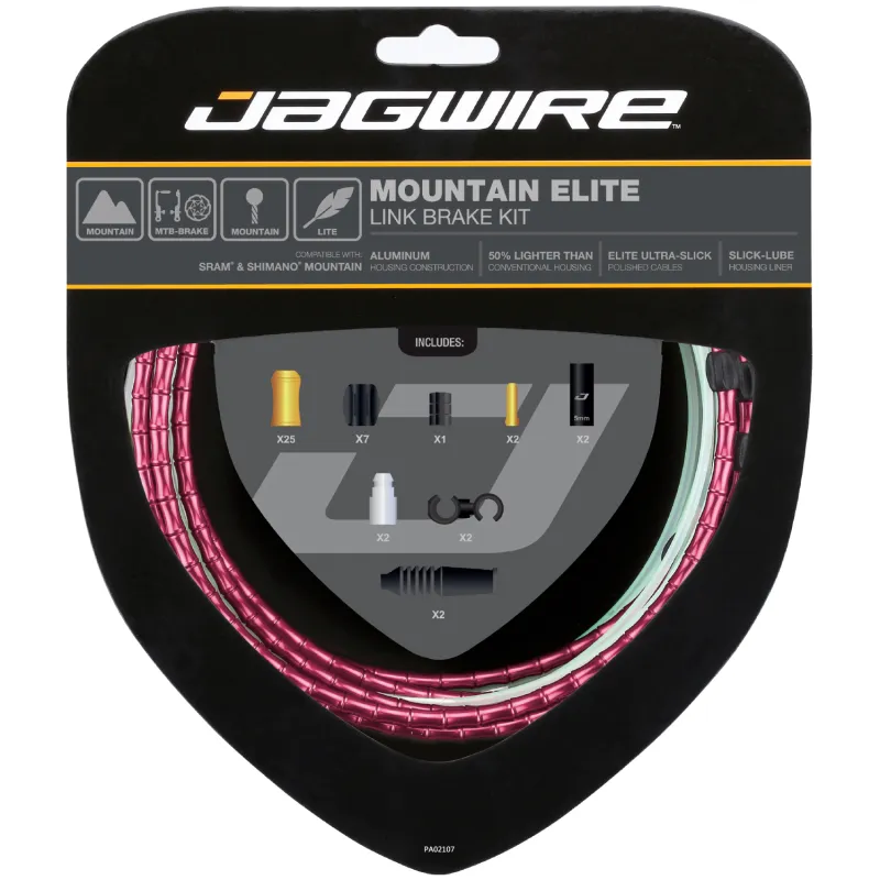 Kit de frein vélo VTT haut de gamme - Gaine articulée durable et précise - JAGWIRE