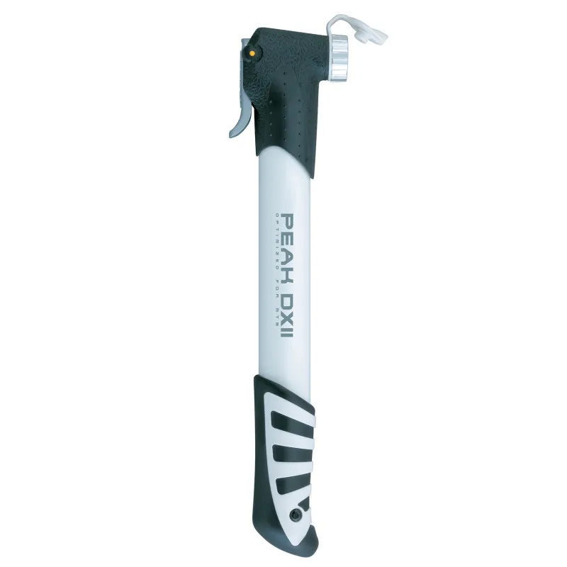 Mini-pompe vélo compacte coloris blanc - Gonflage portable pratique - TOPEAK