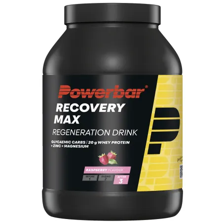 Boisson de recuperation vélo framboise - Reconstitution musculaire apres effort - POWERBAR