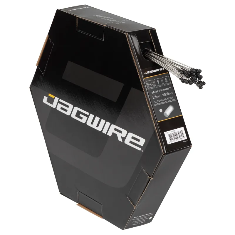 Câble de frein route inox ultra-glissant - Lot de 25 compatible SRAM/Shimano - JAGWIRE