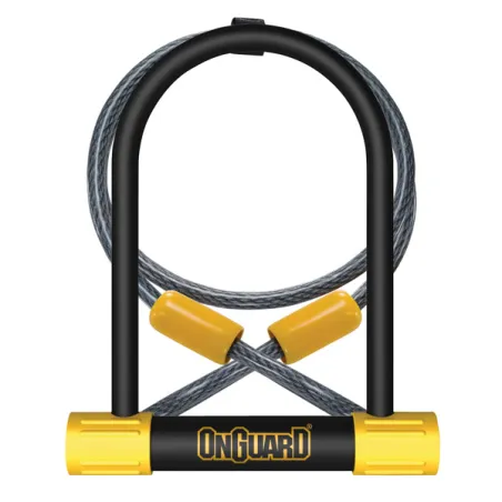 Antivol U et cable Bulldog vélo - Double verrouillage renforce - ONGUARD