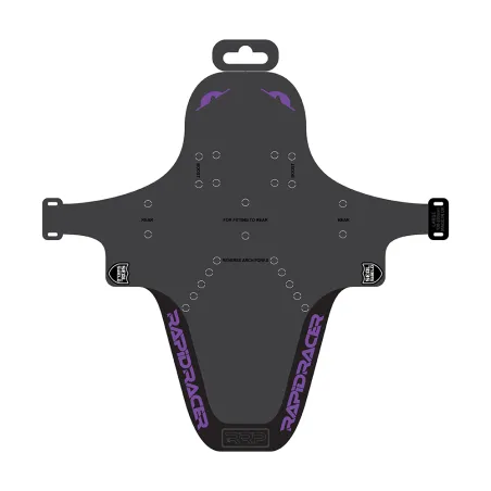 Protection de cadre vélo enduro violet grand format - Anti-eclats renforce VTT descente - RRP